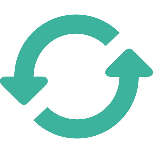 Refresh direction recurrent change icon