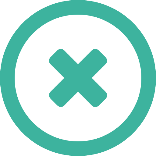 Close ex cancel error icon