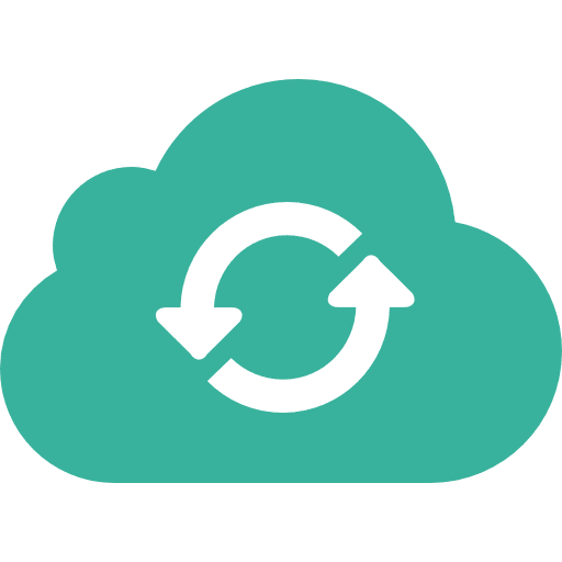 Cloud computing multimedia data multimedia option icon