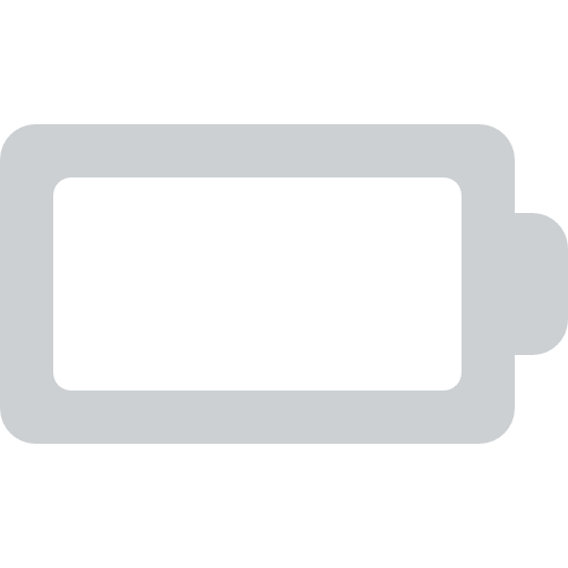 Empty battery battery level full battery empty battery icon