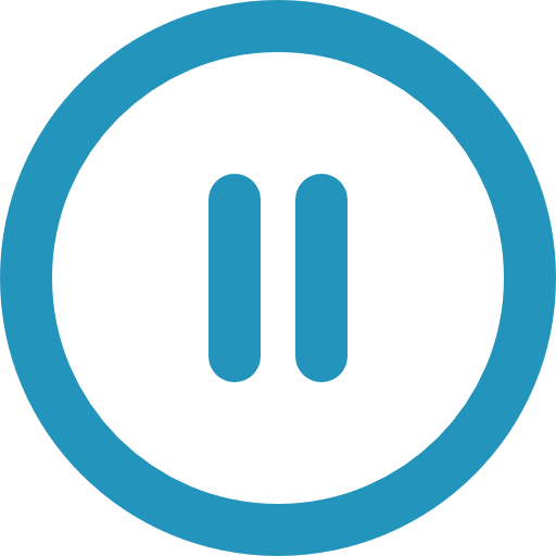 Pause music player pause interface icon