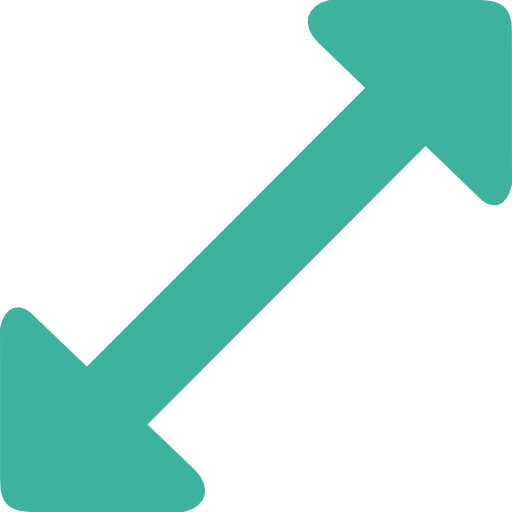 Resize resizing interface enlargement icon