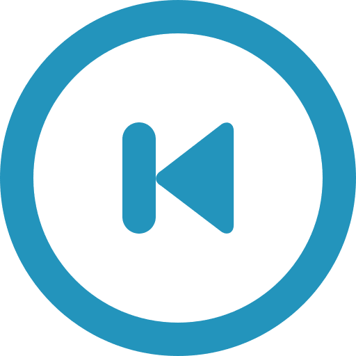 Previous direction multimedia option directional icon