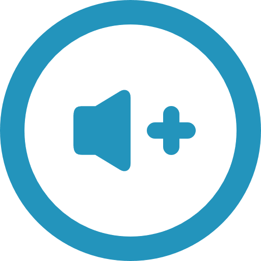 Volume speaker audio interface icon