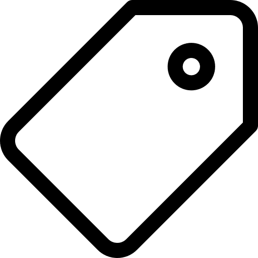 Tag miscellaneous price shop icon