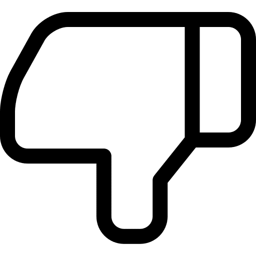Dislike shapes and symbols finger dislike icon Dislike shapes and symbols finger dislike icon