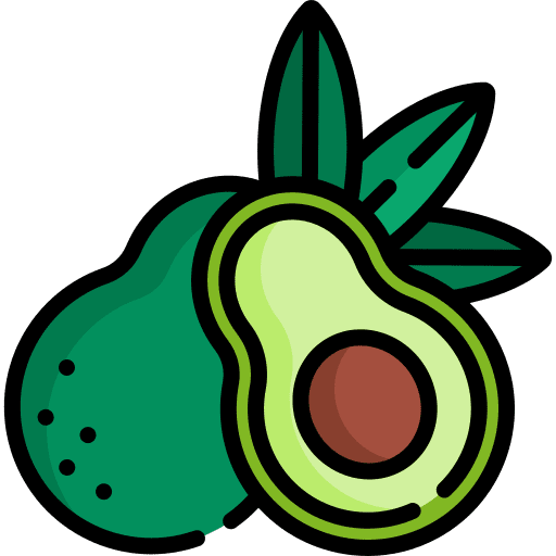 Avocado avocado vegan organic icon Avocado avocado vegan organic icon