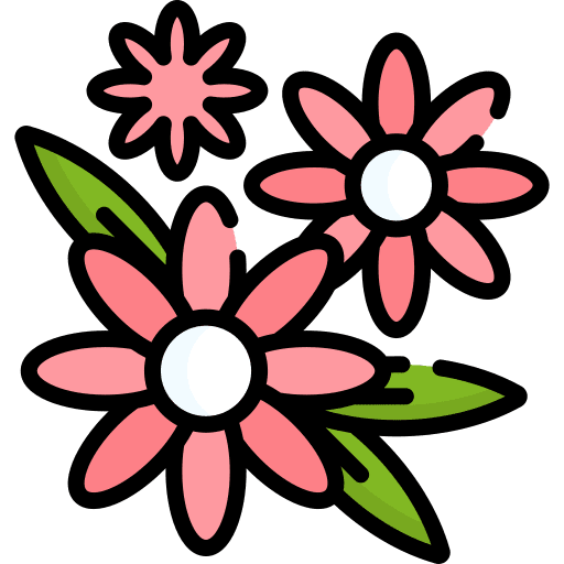 Flower farming and gardening botanical flower icon Flower farming and gardening botanical flower icon