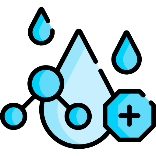 Molecule education water chemistry icon Molecule education water chemistry icon