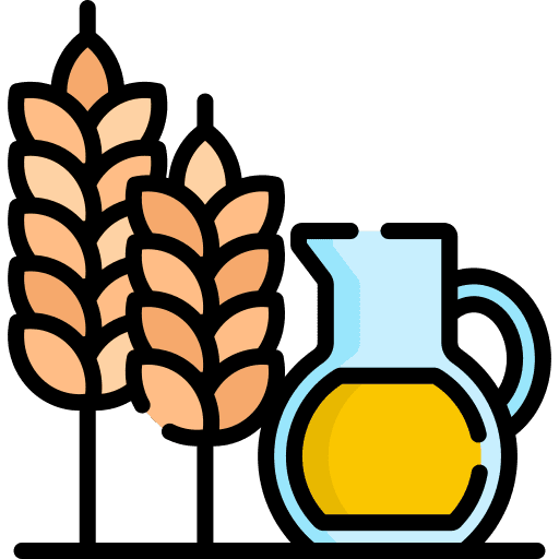 Wheat oil plant jar icon Wheat oil plant jar icon