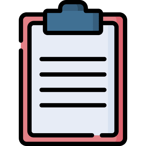 Clipboard document list clipboard icon Clipboard document list clipboard icon