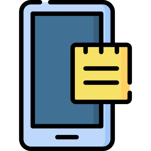 Note cellphone smartphone electronic icon Note cellphone smartphone electronic icon