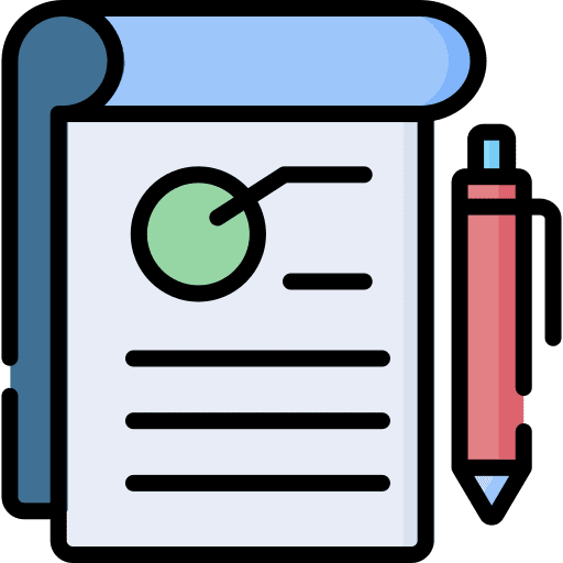 Note pen education summary icon Note pen education summary icon