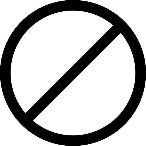 Ban prohibition ban avoid icon