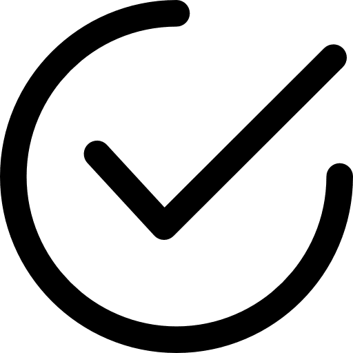 Checked interface v ideal icon