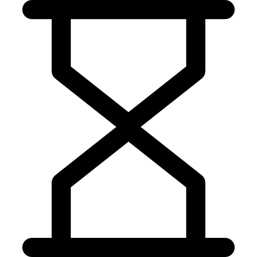 Hourglass hourglass waiting time icon