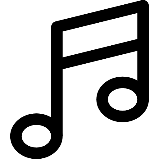 Music interface quaver song icon