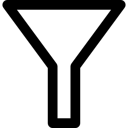 Filter filtering refine tool icon