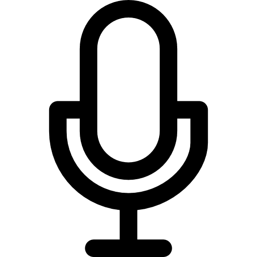 Microphone radio unmute sound icon