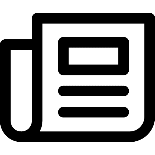Newspaper newspaper interface publication icon