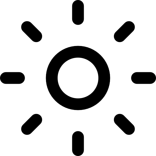 Brightness contrast television bright icon