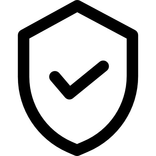 Shield protection defense shield icon