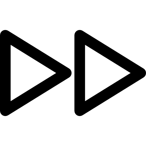 Fast forward interface direction fast forward icon