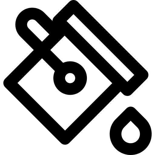 Paint bucket tools and utensils paint interface icon