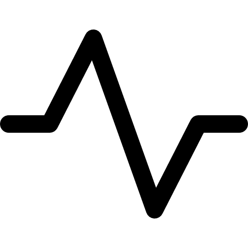Pulse pulse medical electrocardiogram icon