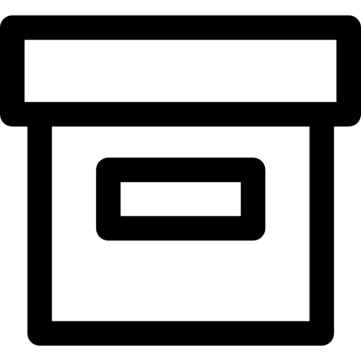 Box box file storage storage box icon