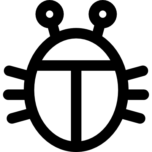 Bug malware insect computing icon