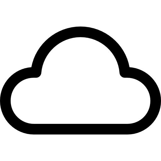 Cloud storage data ui icon