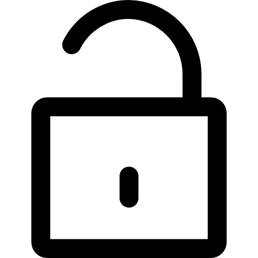 Unlock unlock padlock lock icon