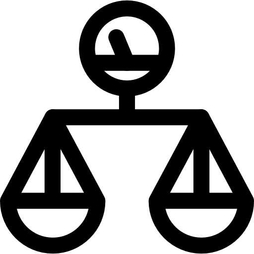 Balance tools and utensils business balance icon