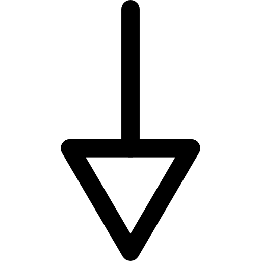 Down arrow lower download multimedia icon
