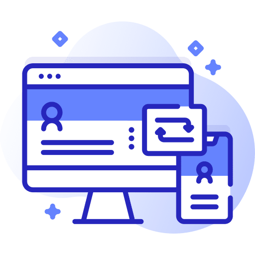 Profile transfer devices profile icon Profile transfer devices profile icon
