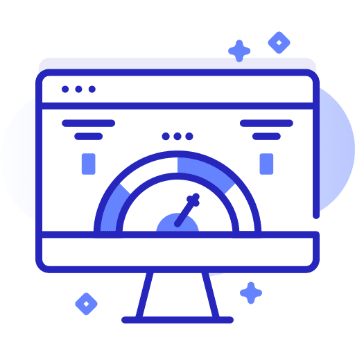 Speed test ui browser rapidity icon