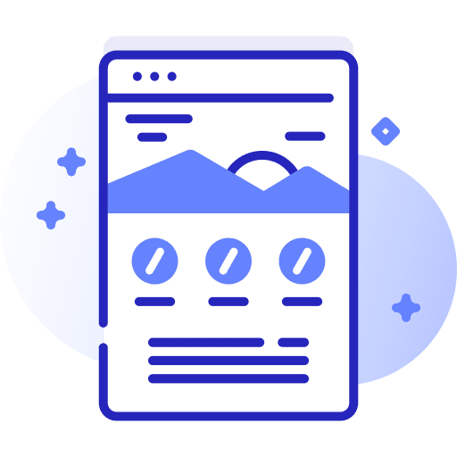 Landing page seo and web webpage website icon Landing page seo and web webpage website icon
