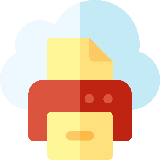 Cloud cloud storage cloud printing icon Cloud cloud storage cloud printing icon