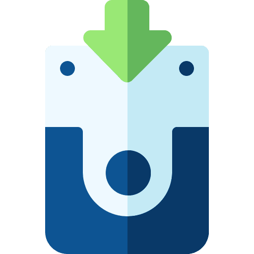 Data direction down arrow ui icon Data direction down arrow ui icon