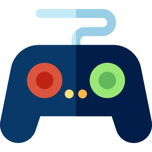 Gaming game controller joystick gamepad icon Gaming game controller joystick gamepad icon