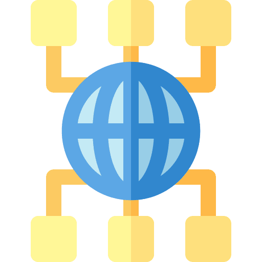Global network connect communications networking icon Global network connect communications networking icon