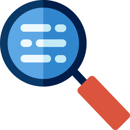 Search text magnifier loupe icon Search text magnifier loupe icon