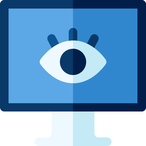 System eye electronics security icon System eye electronics security icon