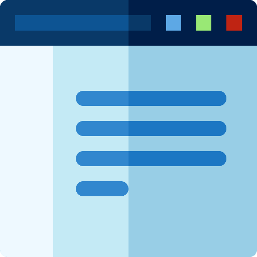 Browser interface website seo and web icon Browser interface website seo and web icon