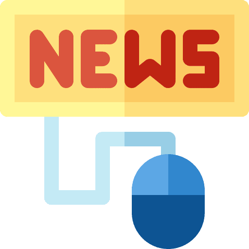 News mouse clicker communications electronics icon News mouse clicker communications electronics icon