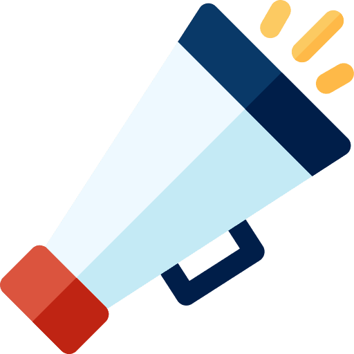 Promotion marketing announcement outreach icon Promotion marketing announcement outreach icon