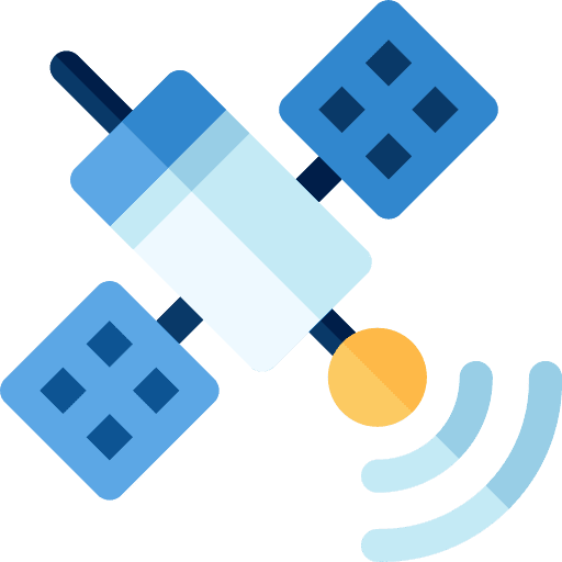 Satellite satellite communications connection icon Satellite satellite communications connection icon