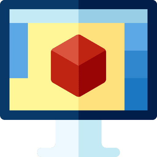 Software computer electronics monitor icon Software computer electronics monitor icon