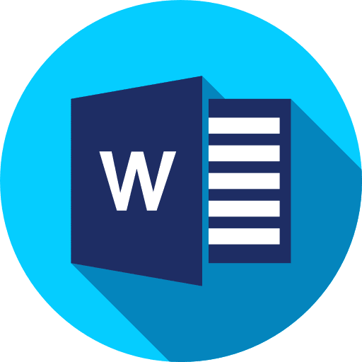 Word microsoft word doc format interface icon